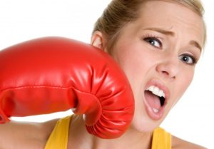 boxing glove face